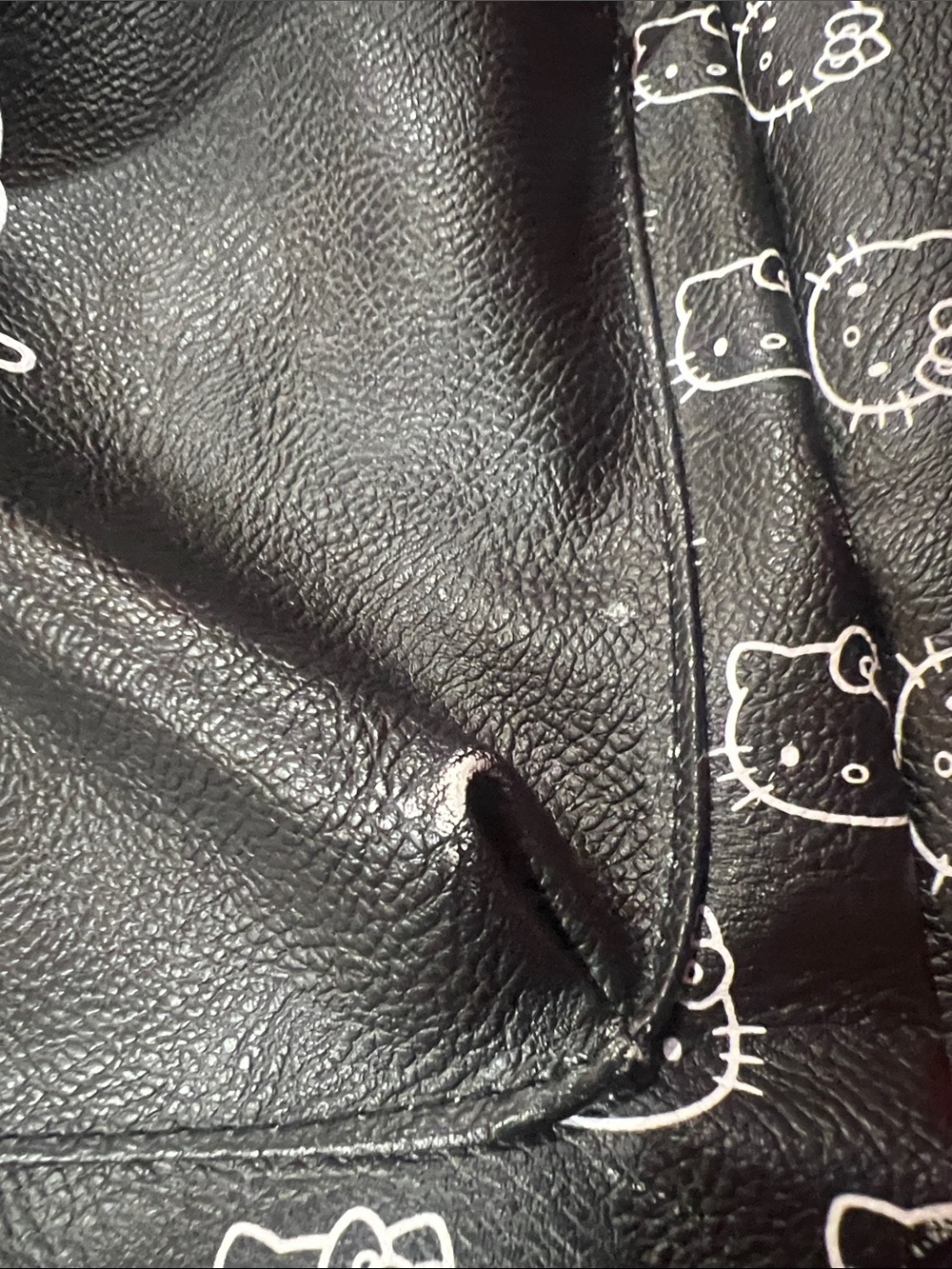 Hello Kitty Black Backpack with Red Bow Accent - Picture 9 of 12